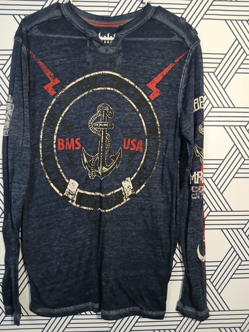 Nobility Live Limited Distressed Naval Minimalist Streetwear Burnout Grunge
